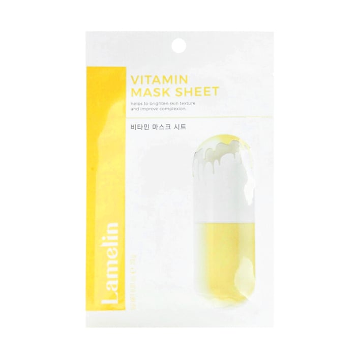Тканинна маска для обличчя Lamelin Vitamin Mask Sheet з вітамінами, 25 г